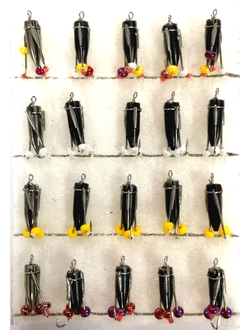 Мормышка вольфрамовая "ЯрМастер" "Ведьма " 3,00 мм. 3 крючка вес 0,8-0,9гр (уп-ка 20 шт.)