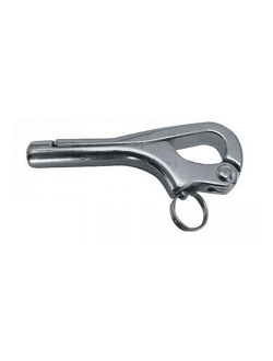 Карабин-пеликан CIM 0304-0106 73мм резьба Ø6мм из нержавеющей стали AISI316