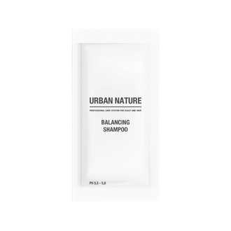 Пробное саше шампунь балансирующий для жирной кожи головы с экстрактом календулы Urban Nature 10 мл