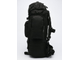 Рюкзак тактический RU 018 цвет Черный ткань Оксфорд (Объем 70 л)