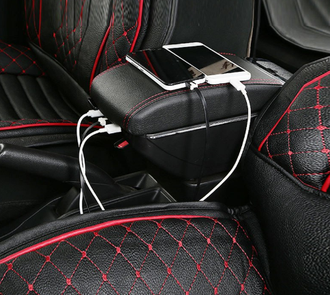 Подлокотник Premium c USB для Honda Brio 2014 - 2018