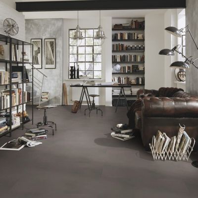 Виниловый пол Wineo 800 Tile XXL Solid Taupe DB00099-1, клеевой, большого формата