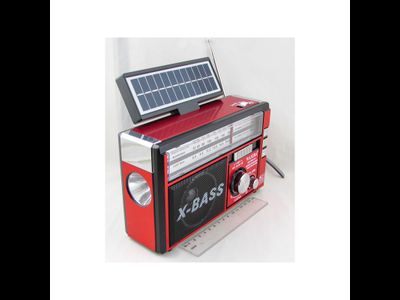 Радиоприёмник XB-  995 USL 4 band (FM/AM/SW1,2)) USB, SD встроен. аккум., солнеч. батарея