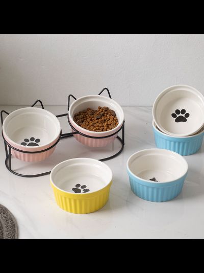 Миска двойная Kitty Faw