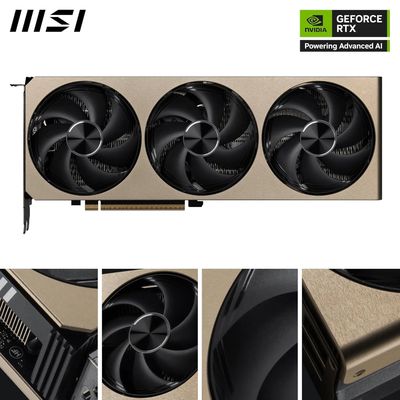 Видеокарта MSI GeForce RTX 5070 Inspire 3X OC 12GB