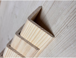 Угол деревянный клеёный 60х60 мм (3 метра)