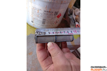 Размер фильтра тонкой очистки для аппарата ASPRO-3100