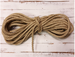 Канат джутовый 8 мм  1 метр
