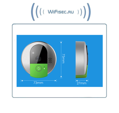 Vstarcam C95 панель WiFi видеодомофона с DVR, HD