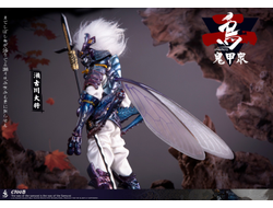 Самурай-кузнечик, синий - КОЛЛЕКЦИОННАЯ ФИГУРКА 1/12 Soldier - Gweitong series 2 (CT00B) - CROW TOYS