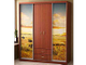Шкаф-купе 4-створчатый ПА с ящиками