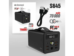 Внешний АКБ (Power bank) Deespi  JS04 70000mAh (Black)