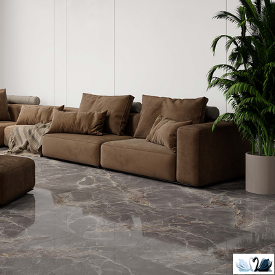 Керамогранит Laparet Nebula Grey 80 х 160 см полированный под мрамор