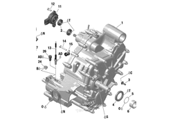 КПП (коробка переключения передач) Оригинал BRP 420686562 420685807 для BRP Can-Am (Gear Box)