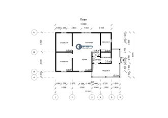 ДЖ-05, ГАБАРИТНЫЕ РАЗМЕРЫ: (11,5Х8М) 1 ЭТАЖ, ОБЩАЯ ПЛОЩАДЬ: 81М²