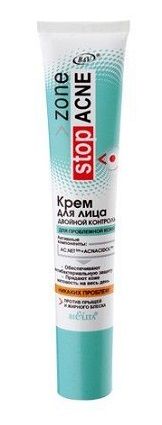 Белита ACNE крем для лица  двойной контроль белорусский крем для проблемной кожи лица