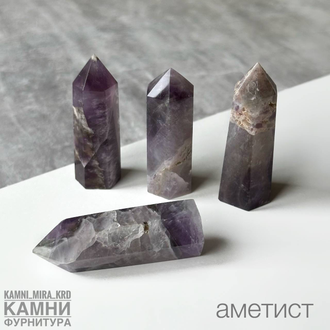 Cтолбики из натурального камня, длина 4-4,5 см, вид камня в ассортименте, цена за штуку