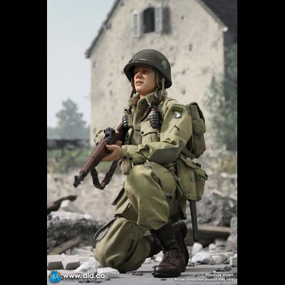 Рядовой Джеймс Райан (Мэтт Дэймон, "Спасти рядового Райана") - КОЛЛЕКЦИОННАЯ ФИГУРКА 1/6 WWII US 101st Airborne Division Ryan 2.0 (Deluxe Edition) (A80161S) - DID