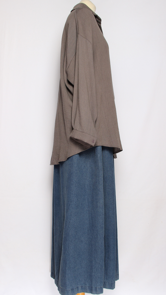 РУБАШКА "ПЛОТНЫЙ ХЛОПОК" св.серая, роза, графит, бежевая до р.54