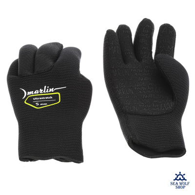 Перчатки неопреновые 5мм Marlin ULTRASTRETCH black р.S
