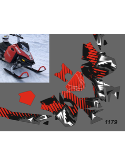 Наклейки на снегоход SKI DOO Summit