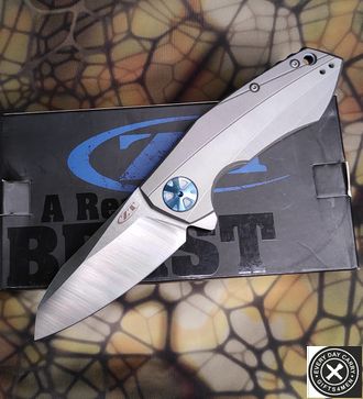 Складной нож ZERO TOLERANCE 0456 FLIPPER SINKEVICH TITANIUM