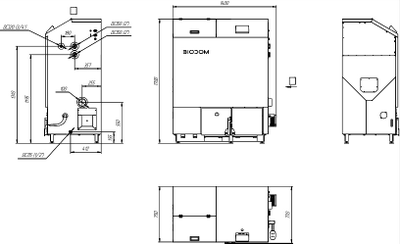 Пеллетный котёл BIODOM 77