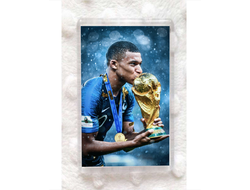 Магнит акриловый Kylian Mbappe Lottin, Килиан Мбаппе Лоттен №13
