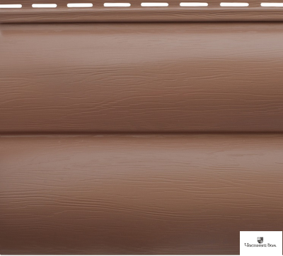 Сайдинг БЛОКХАУС ПРЕМИУМ Красно-коричневый