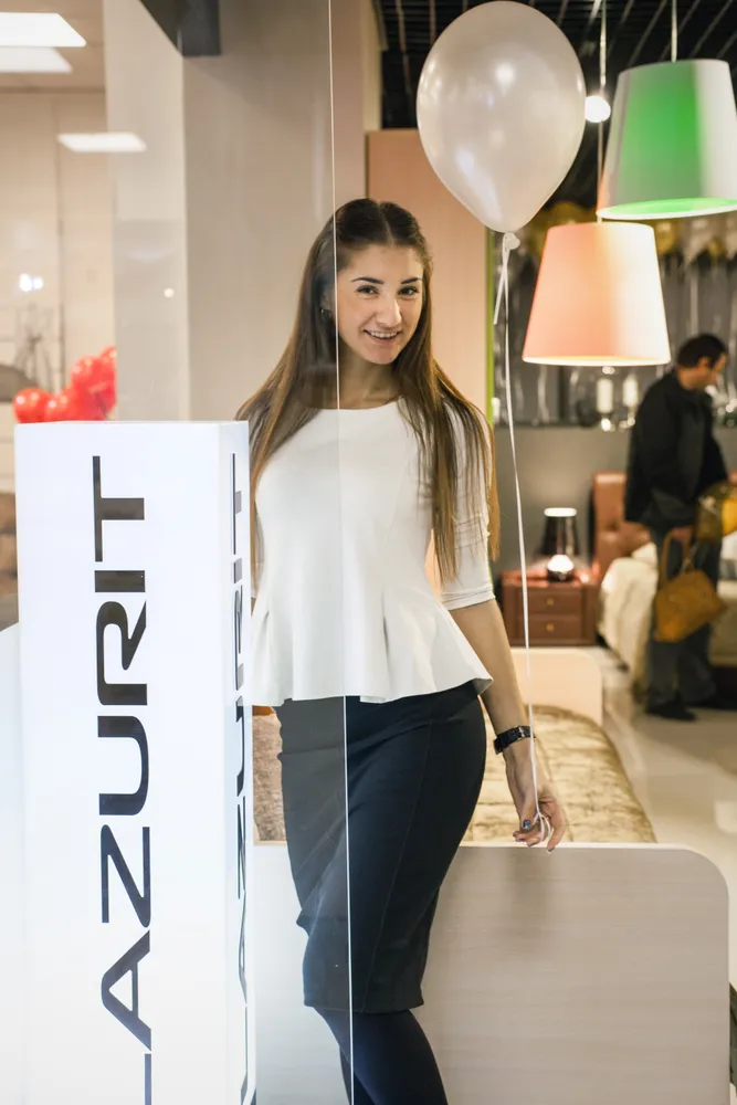 Открытие фирменного салона мебели "Лазурит"