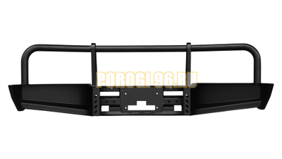 Передний силовой бампер серии Туризм на Mitsubishi L200 IV 2006-2014 (02.030.01)