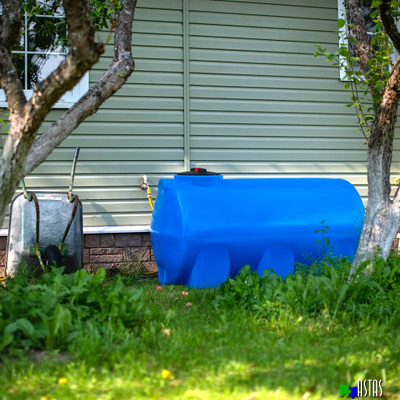 Емкость Экопром H 1000 л  черная