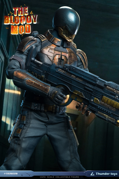 Бладспорт (Bloodsport, Идрис Эльба, "Отряд Самоубийц: Миссия навылет") - КОЛЛЕКЦИОННАЯ ФИГУРКА 1/6 scale the BloodyMod (TD2022B) - Thundertoys