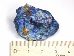 Азурит, Малахит, Азуромалахит, коллекционный образец, Россия, Алтай (30*25*20 мм, 23 г) №27098