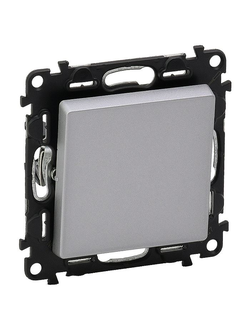 Выключатель одноклавишный Legrand Valena Life Aluminum 752611