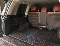 3D коврики в салон Toyota Land Cruiser Prado из экокожи