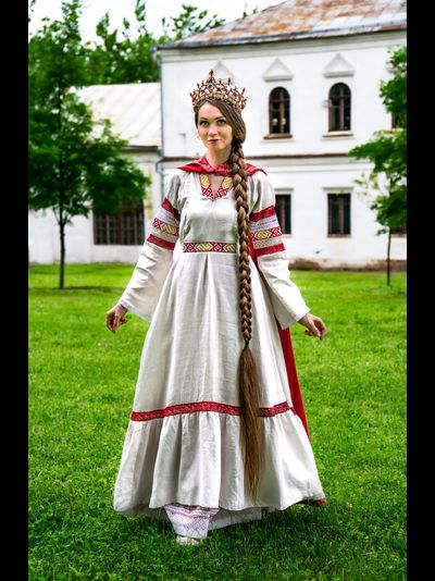 Платье льняное "На любовь к себе"