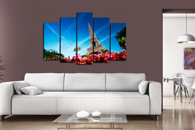 Модульная картина "Небо Парижа"