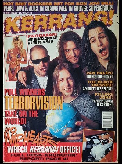 KERRANG! Magazine Issue 529 Terrorvision, Wildhearts, Иностранные музыкальные журналы, Intpressshop