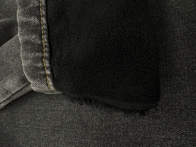 Тёплые джинсы Minderror Fleece Grey