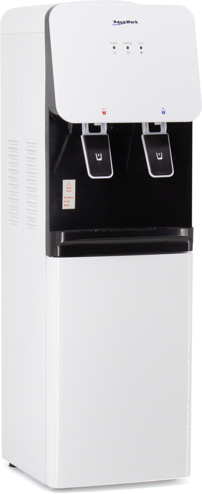 Aqua Work 24-LD бело-черный со шкафчиком, с нагревом и электронным охлаждением