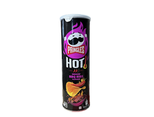 Принглс с ароматом копченых ребрышек, Острая серия HOT, 160 гр.