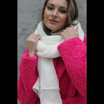 Шарф палантин Vizio Италия 8000 SX белый