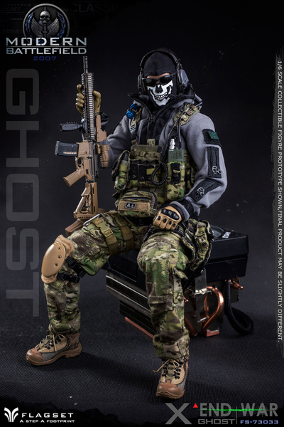 Саймон "Гоуст" Райли (Призрак, Ghost, Call of Duty Modern Warfare II) КОЛЛЕКЦИОННАЯ ФИГУРКА 1/6 scale END WAR GHOST (FS-73033) - FLAGSET