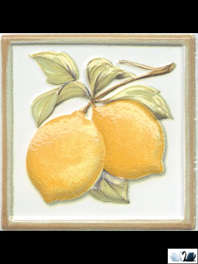 Декор Kerama Marazzi Капри Лимончики 9.9x9.9 глянец купить в магазине Marysя Краснодар