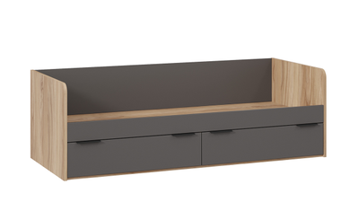 Детская ПОРТО - Кровать Яблоня Беллуно/Графит софт