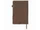 Ежедневник недатированный А5 (138x213 мм) BRAUBERG "Finest", 136 л., кожзам, резинка, коричневый, 111870
