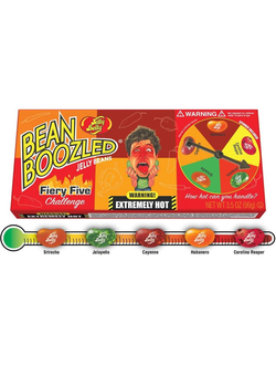 Джелли Белли Конфеты Бин Базлд Флэминг Файв рулетка 100гр  коробка  (12)