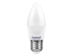 Лампа светодиодная General свеча C37 E27 10W 2700K 2K 35х105 пластик/алюм GLDEN-CF-10-230-E27-2700, 683000