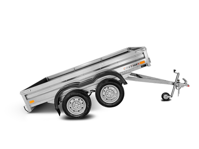 Прицеп «Спутник Moto» (2530x1440x330) двухосный, оцинкованная рама, с силовым подрамником